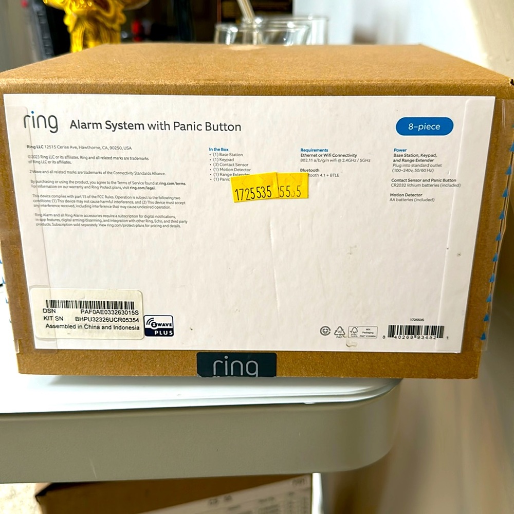 Ring Alarm System with Panic Button